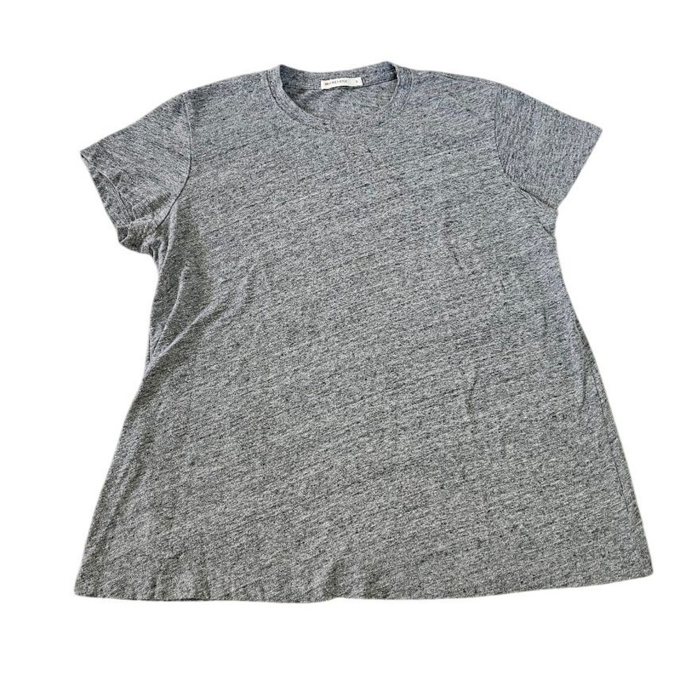 Marine Layer T-Shirt Womens Small Grey Heathered Short Sleeve Crew Neck